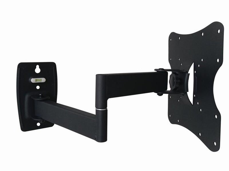 INLAND ProHT Articulating TV Wall Mount Full Motion (05329) for TV Flat Panel Monitor 23'' to 42,Tilt 15Â°ï¼ŒSwivel 90Â°,VESA up to 200x200,Cold-Rolled Steel Material, Max Load 55 Lbs, Black - Image 2